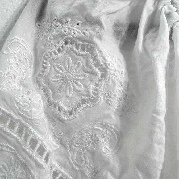 Ralph Lauren-Boho 100% cotton embroidered white tunic.Size Large - Picture 9 of 14